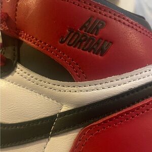 Jordan Youth (boy) Red, White, and Black Jordan Sneakers